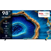 TCL 98C755 98" 248 Ekran Dahili Uydu Alıcılı 4K Ultra HD Smart QLED TV thumbnail 1