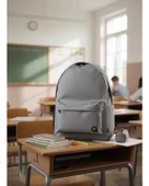 Yuga İki Gözlü Sırt Çantası Gri thumbnail 5