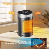 500W PTC Alan Isıtıcı, Uzaktan kumandalı Elektrikli ısıtıcı thumbnail 3