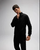 Ellesse EM545 Erkek Siyah Önden Fermuarlı Sweat thumbnail 3