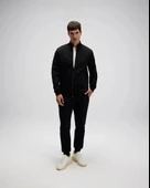 Ellesse EM545 Erkek Siyah Önden Fermuarlı Sweat thumbnail 7