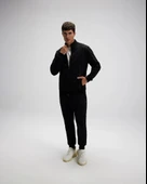 Ellesse EM545 Erkek Siyah Önden Fermuarlı Sweat thumbnail 1