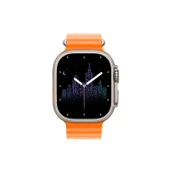 ScHitec Watch 8 Pro Max Amoled Ekran Android İos Uyumlu Akıllı Saat Turuncu thumbnail 1