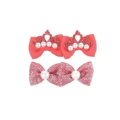 M-Pets Glam Fiyonklu Kedi ve Köpekler İçin Aksesuar Toka Kırmızı thumbnail 2