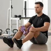 BUFFER® Bacak Arası İncelten Egzersiz Aleti – İç Bacak Sıkılaştırıcı, Pelvik Kas Güçlendirici Plastik Spor Aparatı thumbnail 2