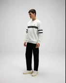 Ellesse EM618 Erkek Beyaz Sweat thumbnail 2