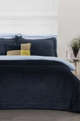 Dustin Lacivert Çift Kişilik Yatak Örtüsü Seti thumbnail 4