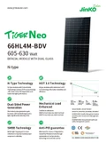 Jinko Tiger Neo 620 Watt Güneş Paneli 1 Palet (36 Adet) thumbnail 3