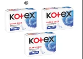 Kotex Ultra Gece 6'lı Gece Hiyenik Ped x 3x thumbnail 1