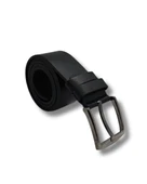 Hakiki Dana Derisi Düz Çelik Tokalı Erkek Kot Pantalon Kanvas Kemer 4.5 cm TarzSOSWAJG thumbnail 2