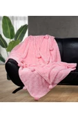 Ayıcı Oyuncak 200 X 220 Cm Ponponlu Pelüş Tv Battaniyesi thumbnail 2
