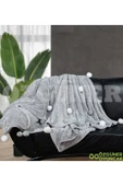 Pababo 200 X 220 Cm Ponponlu Pelüş Tv Battaniyesi thumbnail 2