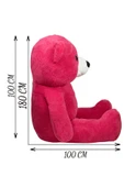 Pababo Büyük 180 cm Papyonlu Peluş Ayıcık – Aşkınızı Gösteren En Tatlı Hediye thumbnail 6