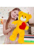 Özgüner Oyuncak 50 Cm Kalpli Peluş Sevimli Ayıcık thumbnail 1