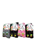 4 Lü Can Altun Pamuklu Kız Çocuk Kışlık Kalın Havlu Soket Çorap Karışık Renkler thumbnail 1