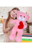 Özgüner Oyuncak 50 Cm Kalpli Peluş Sevimli Ayıcık thumbnail 1