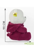 Ayıcı Oyuncak 90 Cm Kapşonlu Uykumcuk  Peluş Ayıcık Panda thumbnail 5