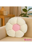 Özgüner Oyuncak Dekoratif Papatya Şeklinde Peluş Yastık 40 cm – Yumuşak ve Konforlu Tasarım thumbnail 1