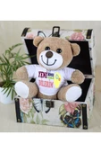 Ayıcı Oyuncak 25 Cm Yeni Işinde Başarılar Dilerim Çiçek Ayı thumbnail 1