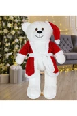 Özgüner Oyuncak 80 Cm Noel Baba Şapkalı Ayıcık Yeni Yıl ,yılbaşı Hediyesi thumbnail 2