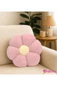 Ayıcı Oyuncak Ev ve Oda Dekorasyonu için Papatya Şeklinde Peluş Yastık 40 cm thumbnail 1