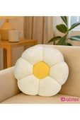 Ayıcı Oyuncak Dekoratif Papatya Şeklinde Peluş Yastık 40 cm – Yumuşak ve Konforlu Tasarım thumbnail 1