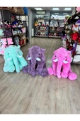 Özgüner Oyuncak Büyük Boy 150 Cm Fil Peluş Oyuncak - Çocuklar İçin En Sevimli Hediye thumbnail 4