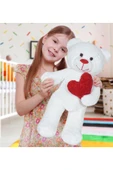 Özgüner Oyuncak 50 Cm Kalpli Peluş Sevimli Ayıcık thumbnail 1