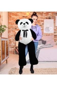 Harika Peluş Fabrikası 140 Cm Papyonlu Panda (%100 Yerli thumbnail 1
