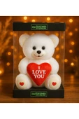 Ayıcı Oyuncak 200 Sevgiliye Özel Kalpli (I LOVE YOU) Yazılı Sevimli Peluş Ayıcık - Premium Kutu Içerisinde thumbnail 1