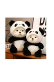 Ayıcı Oyuncak 70 Cm Kapşonlu Uykumcuk Peluş Ayıcık Panda thumbnail 1