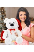 Ayıcı Oyuncak 55 cm Noel Baba Ayıcığı - Sevimli ve Neşeli Noel Hediyesi thumbnail 4