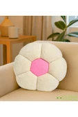 Pababo Dekoratif Papatya Şeklinde Peluş Yastık 40 cm – Yumuşak ve Konforlu Tasarım thumbnail 1