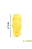 Ayıcı Oyuncak Dekoratif Papatya Şeklinde Peluş Yastık 40 cm – Yumuşak ve Konforlu Tasarım thumbnail 4