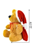 Ayıcı Oyuncak 55 Cm Noel Baba Şapkalı Ayıcık (%100 Yerli) thumbnail 3