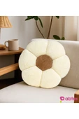 Ayıcı Oyuncak Dekoratif Papatya Şeklinde Peluş Yastık 40 cm – Yumuşak ve Konforlu Tasarım thumbnail 1