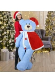 Özgüner Oyuncak 160 Cm Noel Baba Pelerinli Ayıcık Yeni Yıl, Yılbaşı Hediyesi thumbnail 1