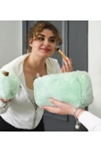 Özgüner Oyuncak Yumuşak Peluş Makyaj Çantası - Şık ve Kullanışlı Kadın Kozmetik Çantası thumbnail 1