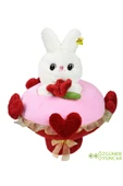 Ayıcı Oyuncak Sevimli Peluş Tavşanla Sevgi Buketi – Aşkınızı Tatlı Bir Şekilde İfade Edin thumbnail 2