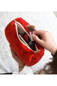 Özgüner Oyuncak Yumuşak Peluş Makyaj Çantası - Şık ve Kullanışlı Kadın Kozmetik Çantası thumbnail 2