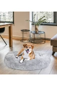 Özgüner Oyuncak Pabtex Pelüş Yuvarlak Köpek Yatağı - Yumuşak, Yıkanabilir ve Kaymaz Tabanlı thumbnail 1