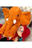 Özgüner Oyuncak Yumuşacık Uyku Arkadaşı Fil Tam 90 Cm Boyunda thumbnail 4