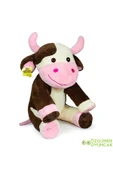 Özgüner Oyuncak Sevimli Oturan İnek Peluş Oyuncak – Rahatlatıcı ve Şirin Arkadaş thumbnail 4