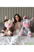 Özgüner Oyuncak Sevimli Oturan İnek Peluş Oyuncak – Rahatlatıcı ve Şirin Arkadaş thumbnail 2