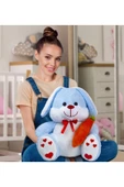 Harika Peluş Fabrikası Sevimli 80 Cm Elinde Havuç Tutan Tavşan thumbnail 1