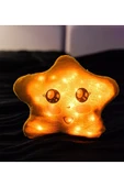 Ayıcı Oyuncak Uyku Arkadaşım Ledli Yıldız Yastık thumbnail 2