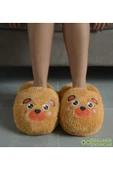 Ayıcı Oyuncak Pabtex Hayvan Figürlü Salaş Peluş Terlik – Konforlu Ve Şirin Adımlar thumbnail 2