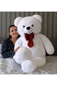 Ayıcı Oyuncak Papyonlu Sevimli Büyük Peluş Ayıcık, 130 Cm - % 100 Yerli thumbnail 1