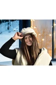 Özgüner Oyuncak Pabtex Sıcak Tutarken Stil Sahibi Olun: Peluş Kadın Kasket Şapka thumbnail 2