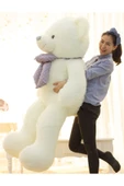 Pababo Pababo 160 Cm Papyonlu Büyük Ayıcık Beyaz thumbnail 1